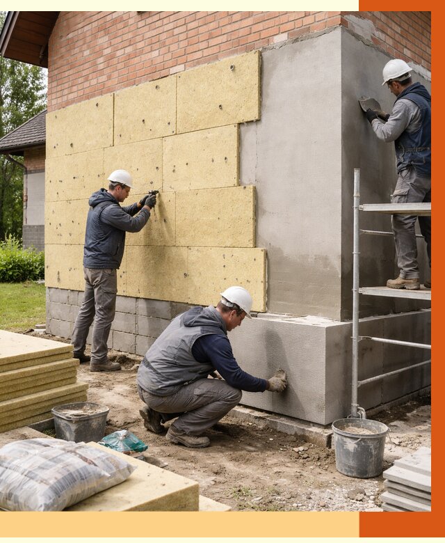 Утепление частного дома в Нефтекамске под ключ от 7701 руб/м2 — недорого | ТепломастерНтк