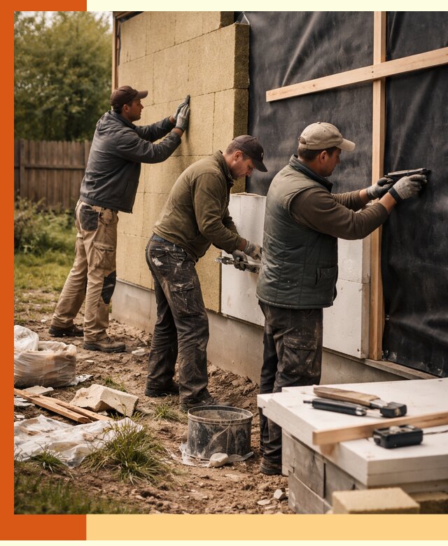 Утепление дачного дома под ключ в Нефтекамске