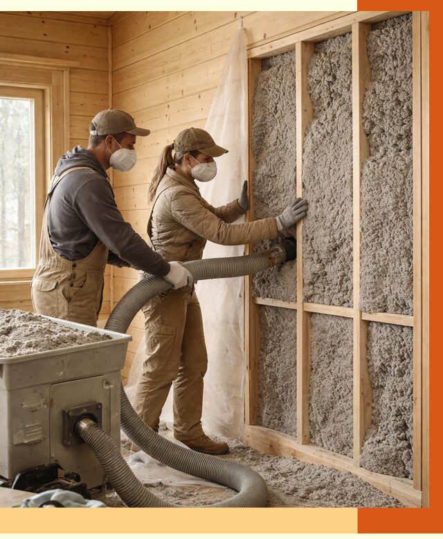 Утепление дачного дома эковатой в Нефтекамске от 1489 руб./м2 — комплексно, ТепломастерНтк