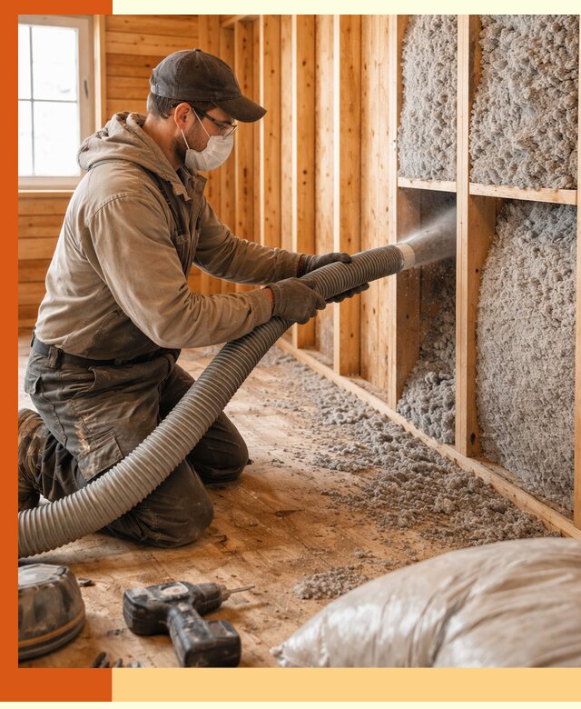 Утепление дачного дома эковатой в Нефтекамске — быстро и надёжно