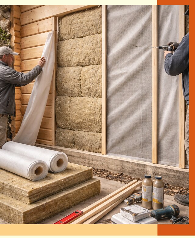 Утепление дома из минибруса в Нефтекамске от 4621 руб/м2 — заказать профессионально | ТепломастерНтк