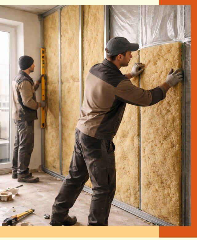 Утепление квартиры изнутри в Нефтекамске от 4467 руб. за м2 | Проф. работы ТепломастерНтк