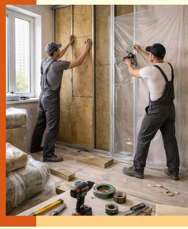 Утепление квартиры изнутри профессионально в Нефтекамске