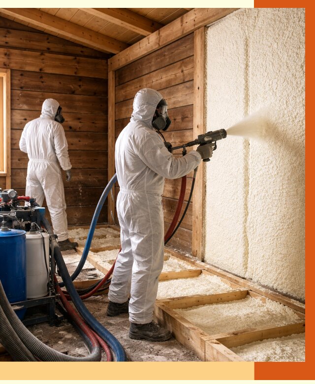 Утепление бани ппу в Нефтекамске под ключ от 4313 руб./м2 | ТепломастерНтк - напыление и монтаж ппу