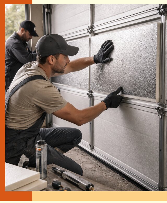 Утепление гаражных ворот в Нефтекамске качественно и надежно