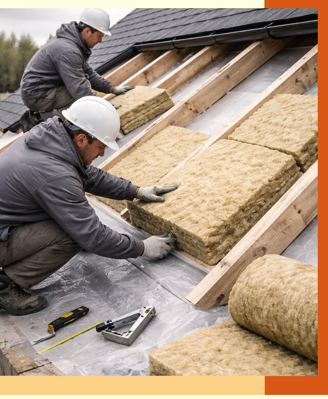 Утепление крыши в Нефтекамске от 1900 руб./м2 — комплексное утепление кровли | ТепломастерНтк