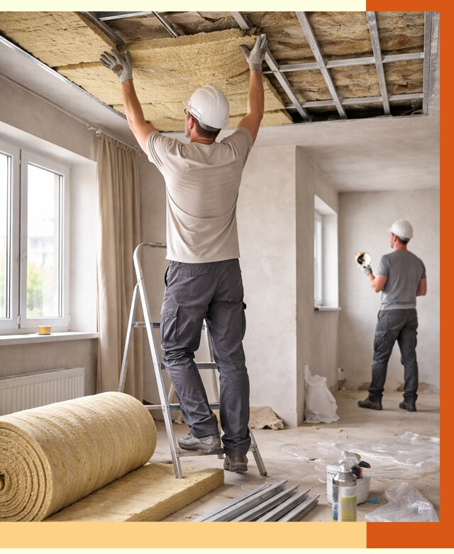 Утепление потолка в частном доме в Нефтекамске от 975 руб./м² — работы под ключ | ТепломастерНтк