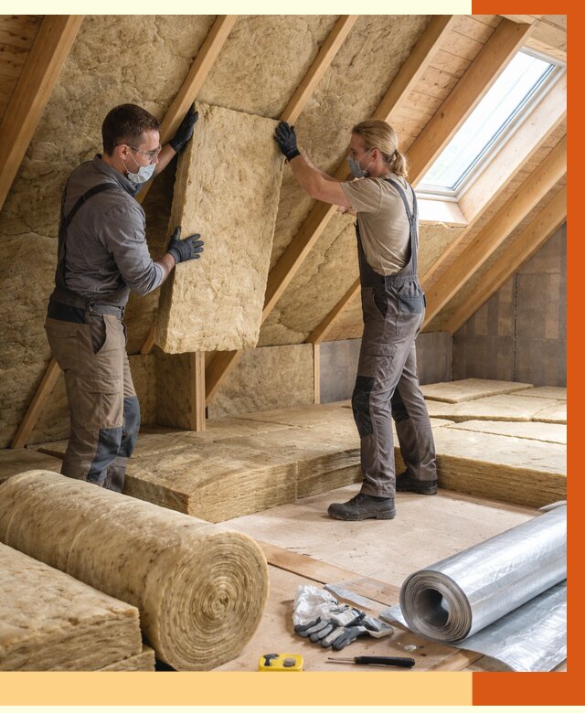 Утепление мансарды минватой в Нефтекамске от 4313 руб./м2 — монтаж и пароизоляция | ТепломастерНтк