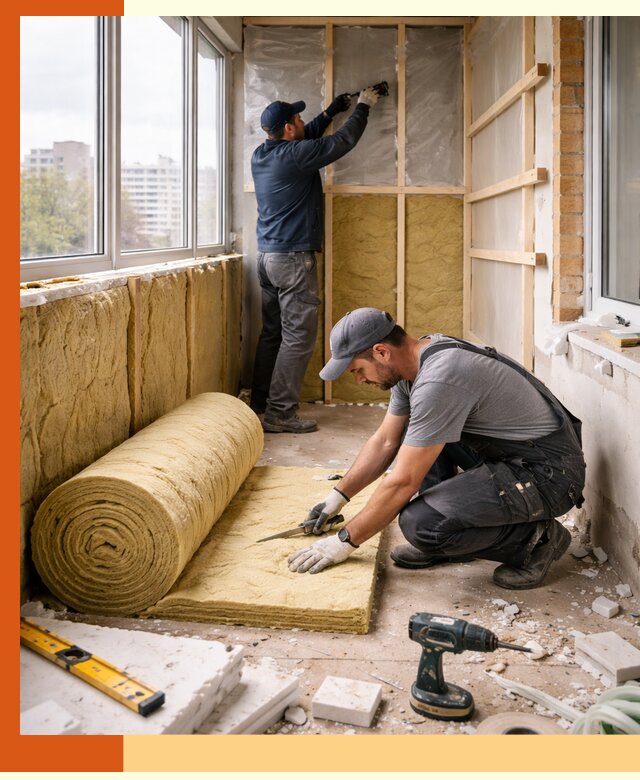 Утепление балкона под ключ в Нефтекамске качественно и быстро