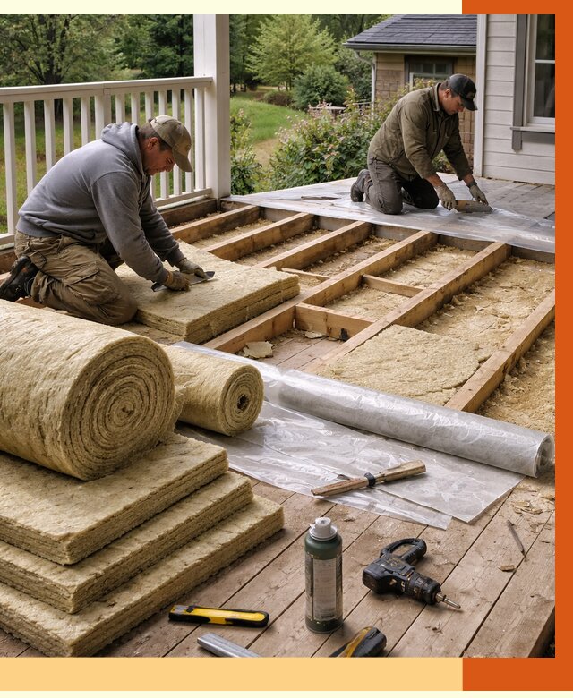 Утепление террасы в Нефтекамске от 4313 руб./м2 — утеплить террасу под ключ | ТепломастерНтк