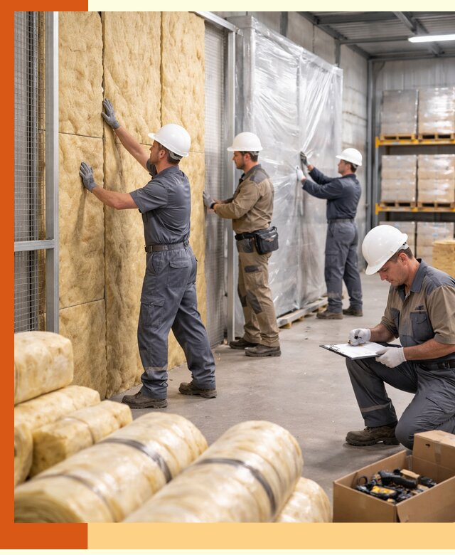 Утепление склада готовой продукции в Нефтекамске качественно и быстро