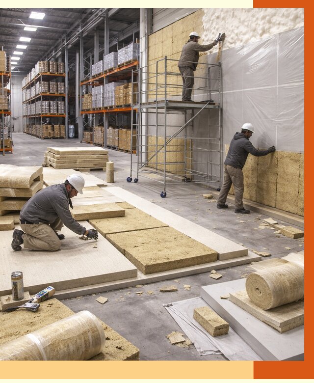 Утепление складского терминала в Нефтекамске от 7701 руб./м² под ключ | ТепломастерНтк