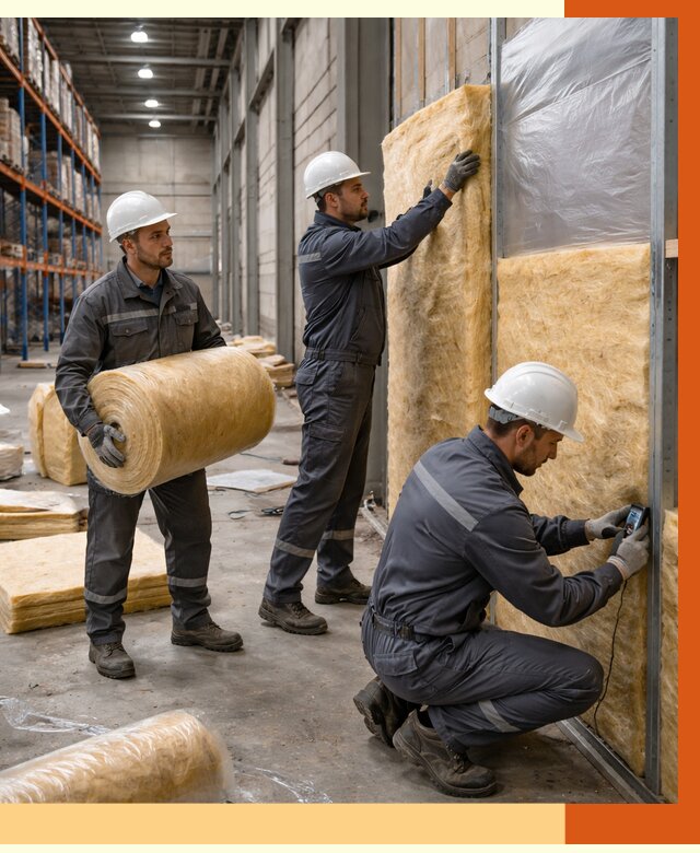 Утепление логистического центра в Нефтекамске от 4621 руб/м² под ключ | ТепломастерНтк