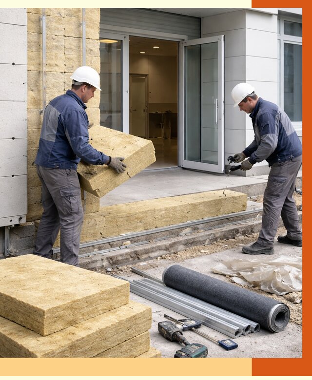 Утепление медицинского центра в Нефтекамске под ключ от 12835 руб./м² | ТепломастерНтк