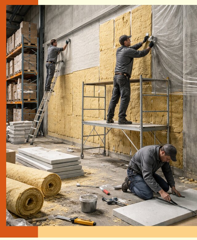 Утепление холодного склада под ключ в Нефтекамске