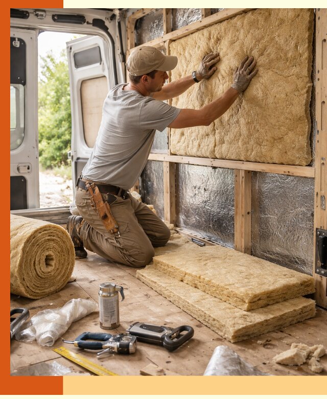 Утепление кемпера под ключ в Нефтекамске с гарантией качества