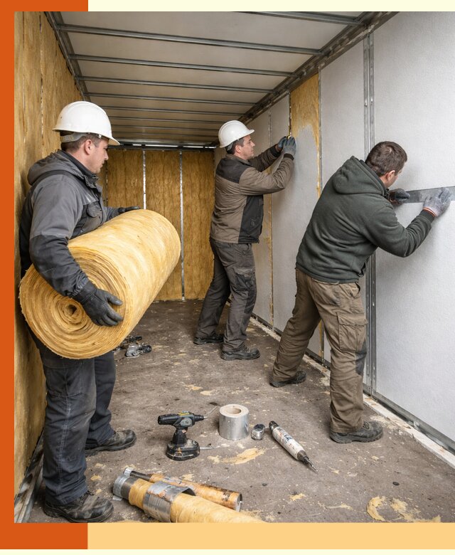 Утепление рефрижераторного контейнера в Нефтекамске профессионально и надежно