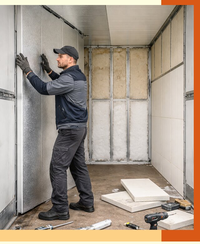 Утепление холодильного кузова в Нефтекамске от 13862 руб. под ключ | ТепломастерНтк