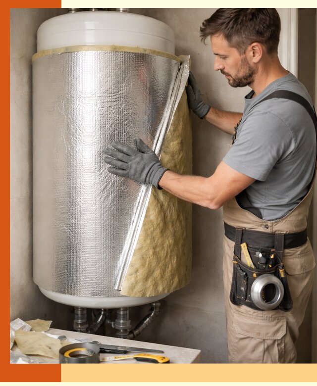 Утепление бойлера в Нефтекамске для снижения теплопотерь и экономии энергии