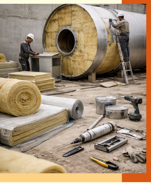 Утепление резервуара с топливом в Нефтекамске от 28237 руб. под ключ | ТепломастерНтк