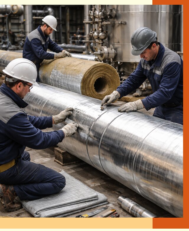 Утепление технологического оборудования в Нефтекамске от 4313 руб. за м2 | ТепломастерНтк