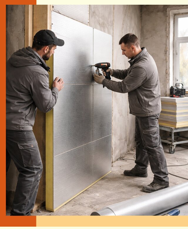 Утепление PIR панелями домов и зданий в Нефтекамске