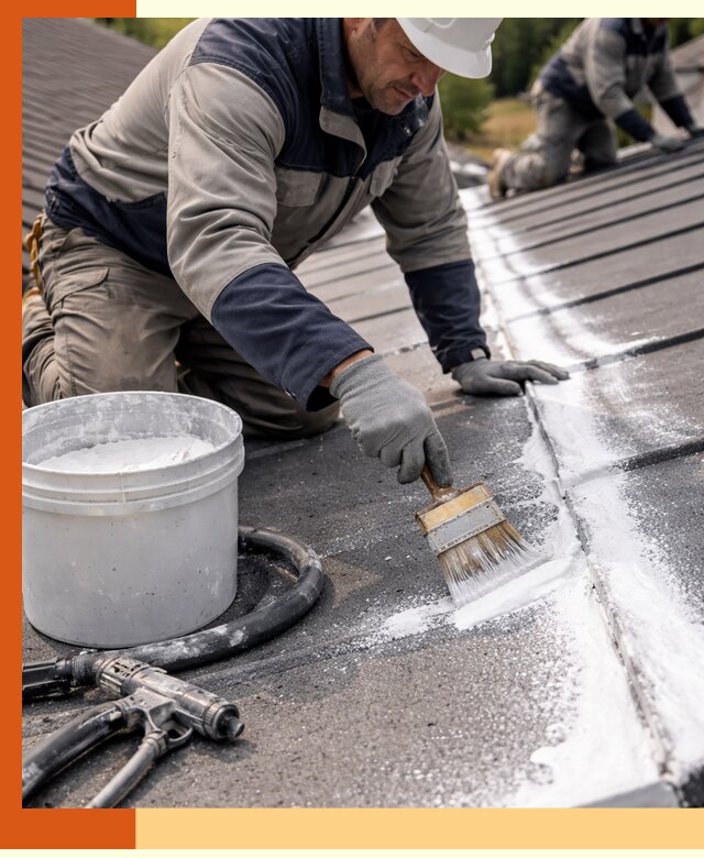 Утепление кровли жидкой теплоизоляцией в Нефтекамске