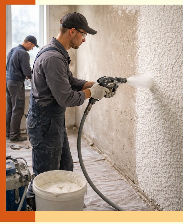 Утепление стен жидкой теплоизоляцией в Нефтекамске для квартир и домов