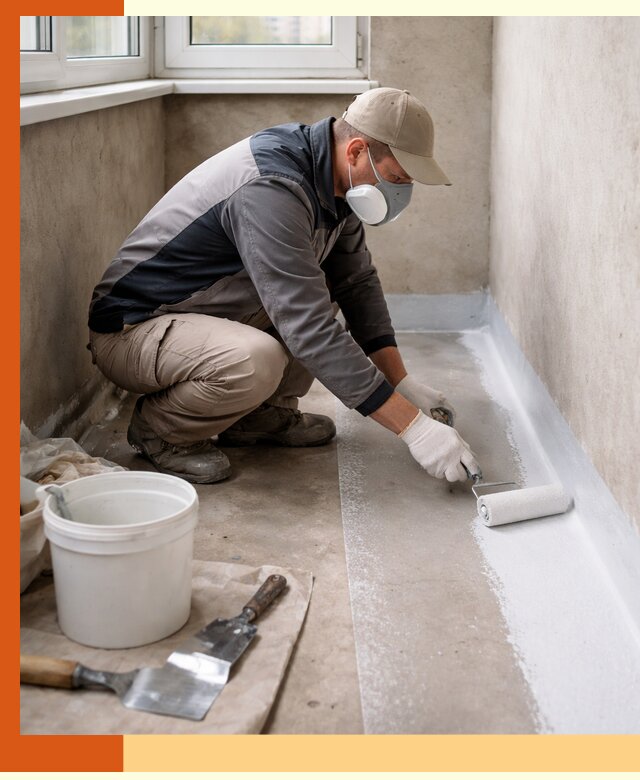 Утепление балкона жидкой теплоизоляцией в Нефтекамске