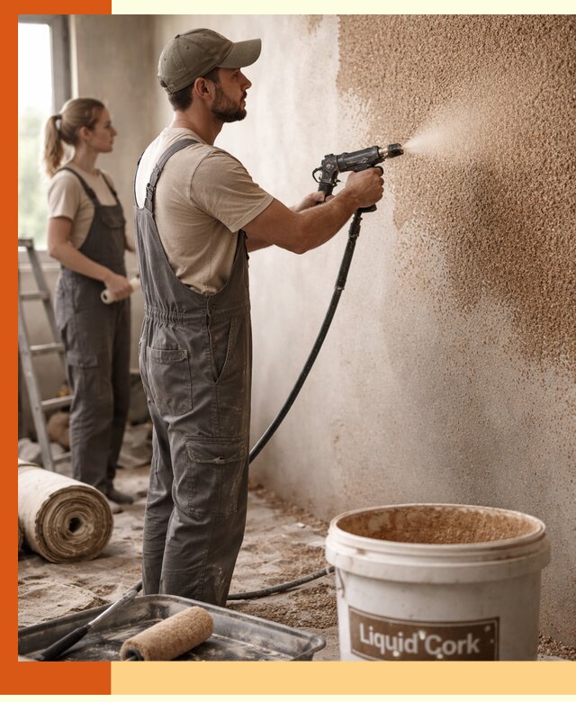 Утепление стен жидкой пробкой в Нефтекамске эффективное и долговечное