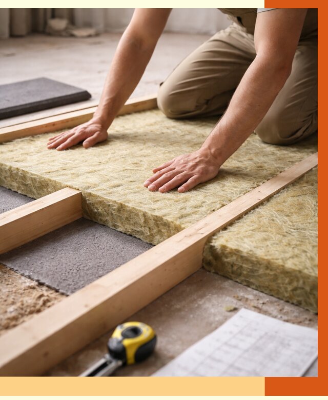 Шумоизоляция пола в Нефтекамске от 1284 руб./м² — профессиональная звукоизоляция | ТепломастерНтк