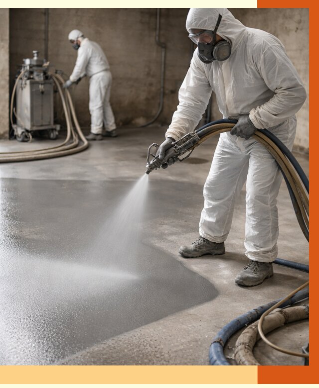 Гидроизоляция полимочевиной в Нефтекамске от 8728 руб/м² — напыление полимерной гидроизоляции | ТепломастерНтк