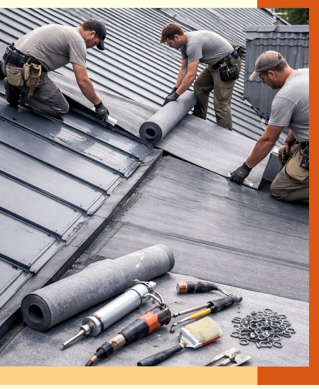 Гидроизоляция металлической кровли полимочевиной в Нефтекамске от 8728 руб. | ТепломастерНтк