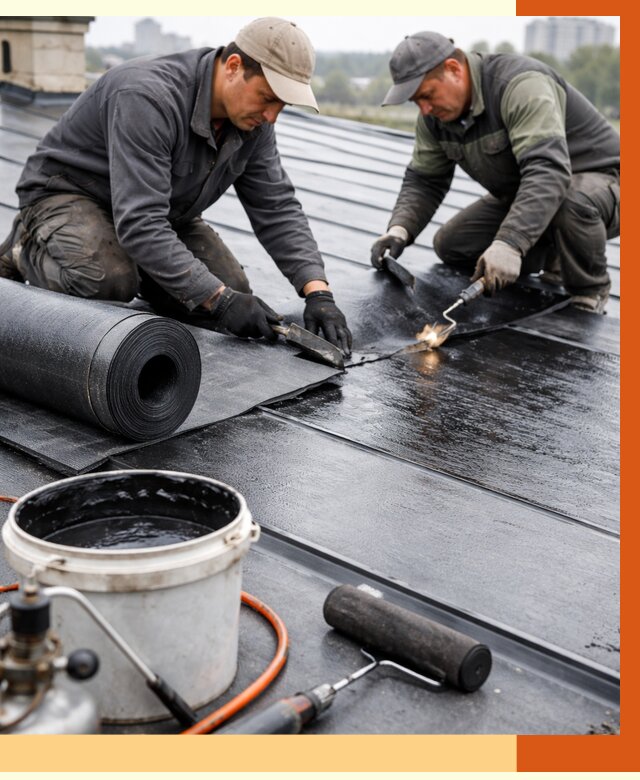 Гидроизоляция фальцевой кровли в Нефтекамске от 7701 руб. под ключ | ТепломастерНтк