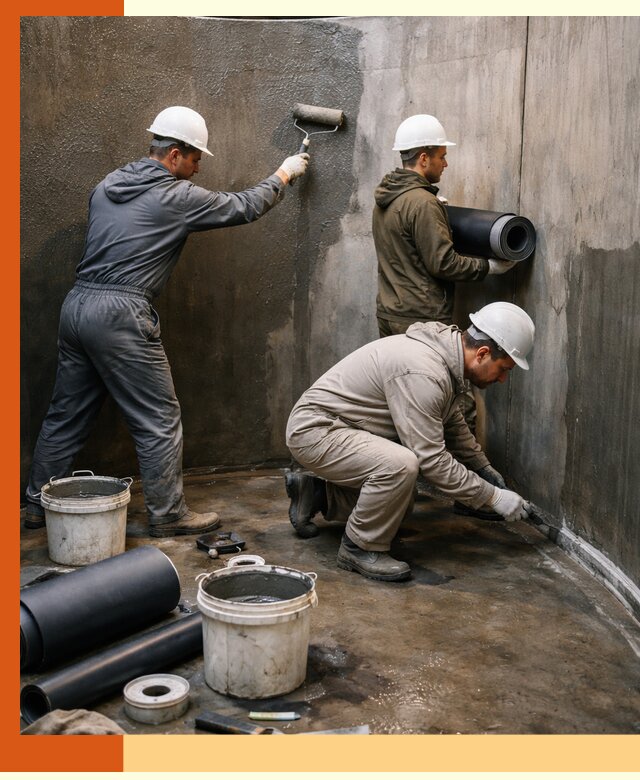 Гидроизоляция резервуара профессионально в Нефтекамске