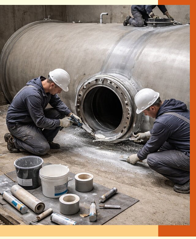 Гидроизоляция резервуара с топливом в Нефтекамске от 77010 руб. под ключ | ТепломастерНтк