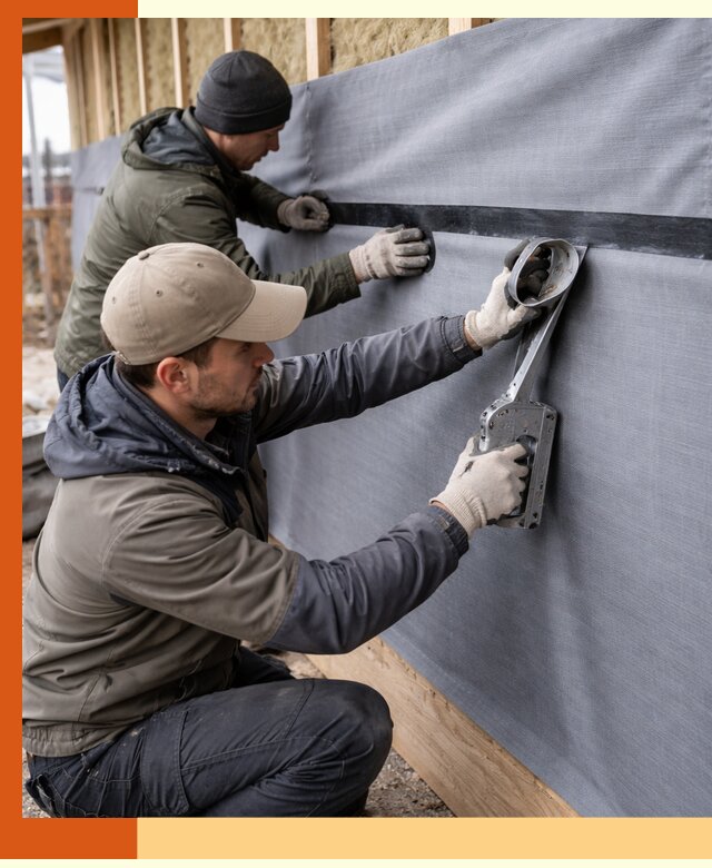 Монтаж ветроизоляции зданий и конструкций в Нефтекамске